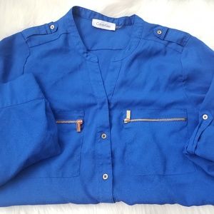 Calvin Klein long sleeve blouse